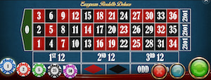European Roulette Casino Game